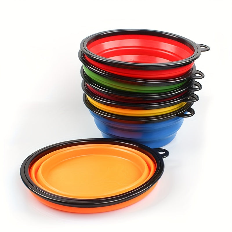 Collapsible Dog Bowl, Portable Folding Pet Travel Bowl for Food & Water