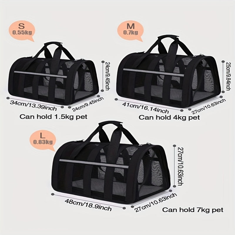 Airline Approved Pet Carrier for Small & Medium Dogs and Cats