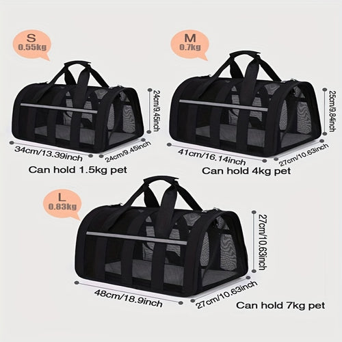 Airline Approved Pet Carrier for Small & Medium Dogs and Cats