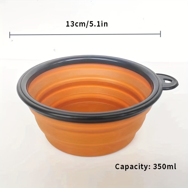 Collapsible Dog Bowl, Portable Folding Pet Travel Bowl for Food & Water