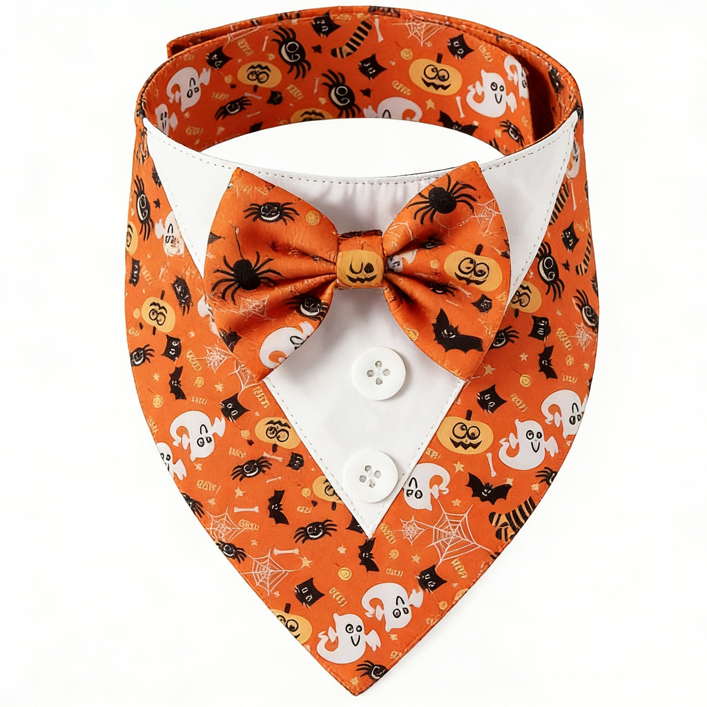 Pet Plaid Bow Tie Collar Scarf for Dogs & Cats