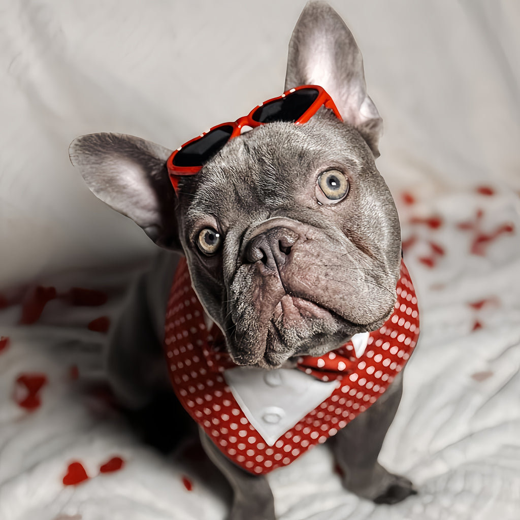 Pet Plaid Bow Tie Collar Scarf for Dogs & Cats