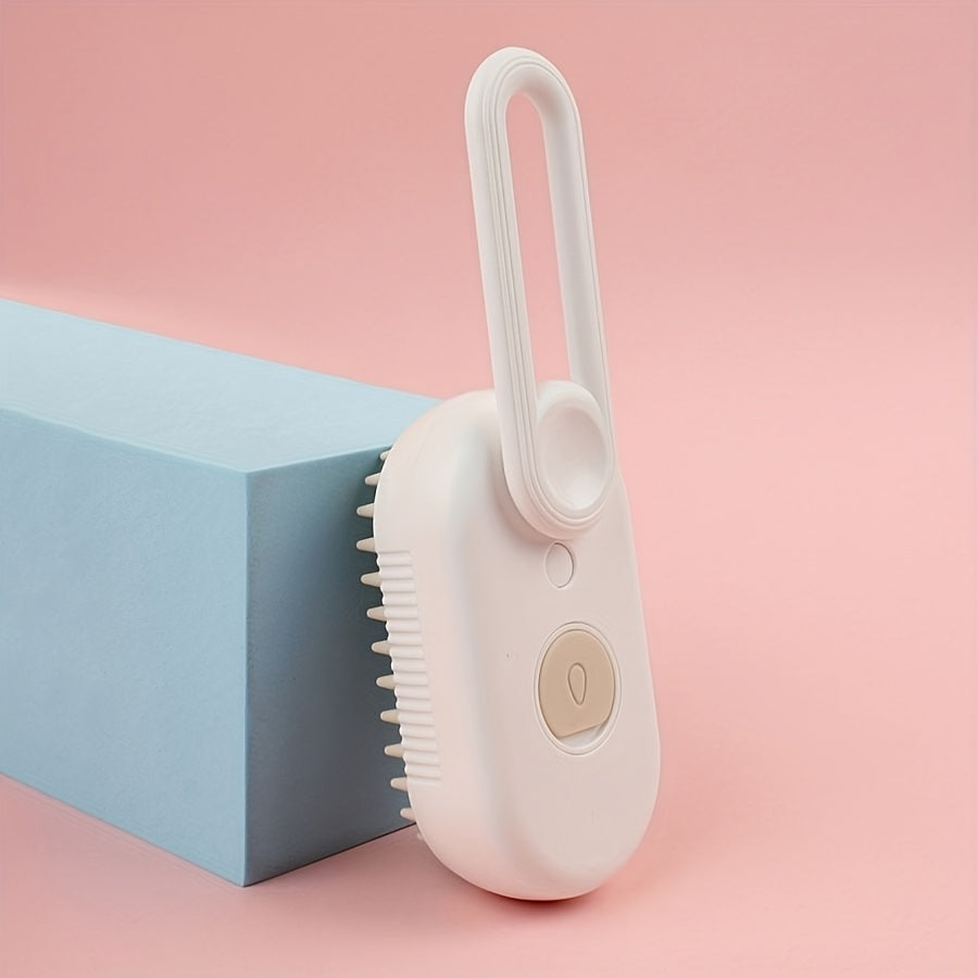 Pet Steam Spray Comb for Cats & Dogs, Detangling Brush for Loose Fur