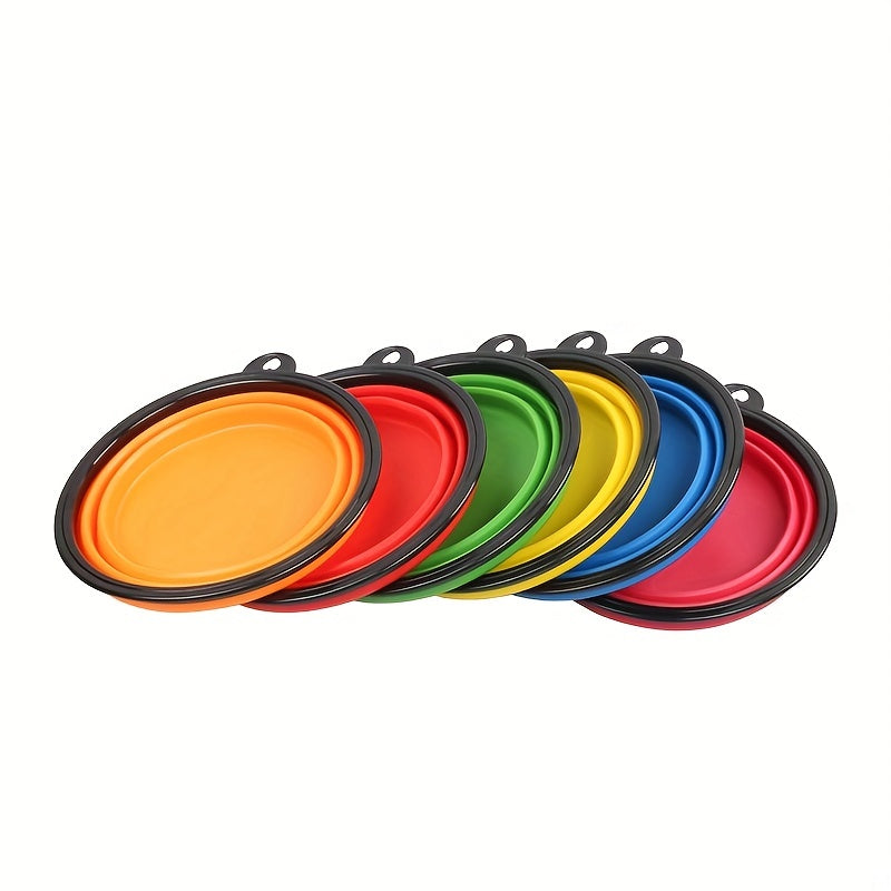 Collapsible Dog Bowl, Portable Folding Pet Travel Bowl for Food & Water