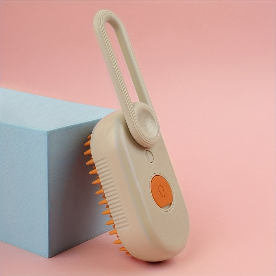 Pet Steam Spray Comb for Cats & Dogs, Detangling Brush for Loose Fur