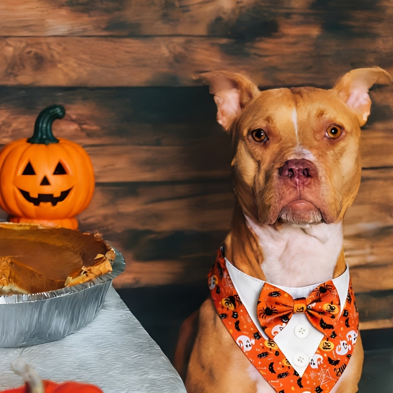 Pet Plaid Bow Tie Collar Scarf for Dogs & Cats
