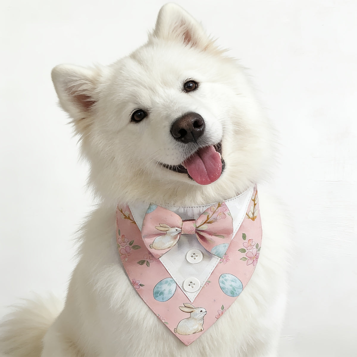 Pet Plaid Bow Tie Collar Scarf for Dogs & Cats