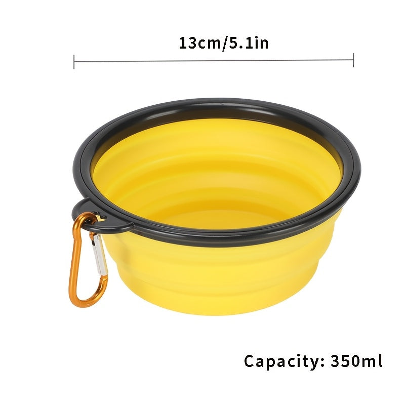 Collapsible Dog Bowl, Portable Folding Pet Travel Bowl for Food & Water