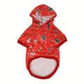Christmas Hooded Sweatshirt for Small Dogs & Cats
